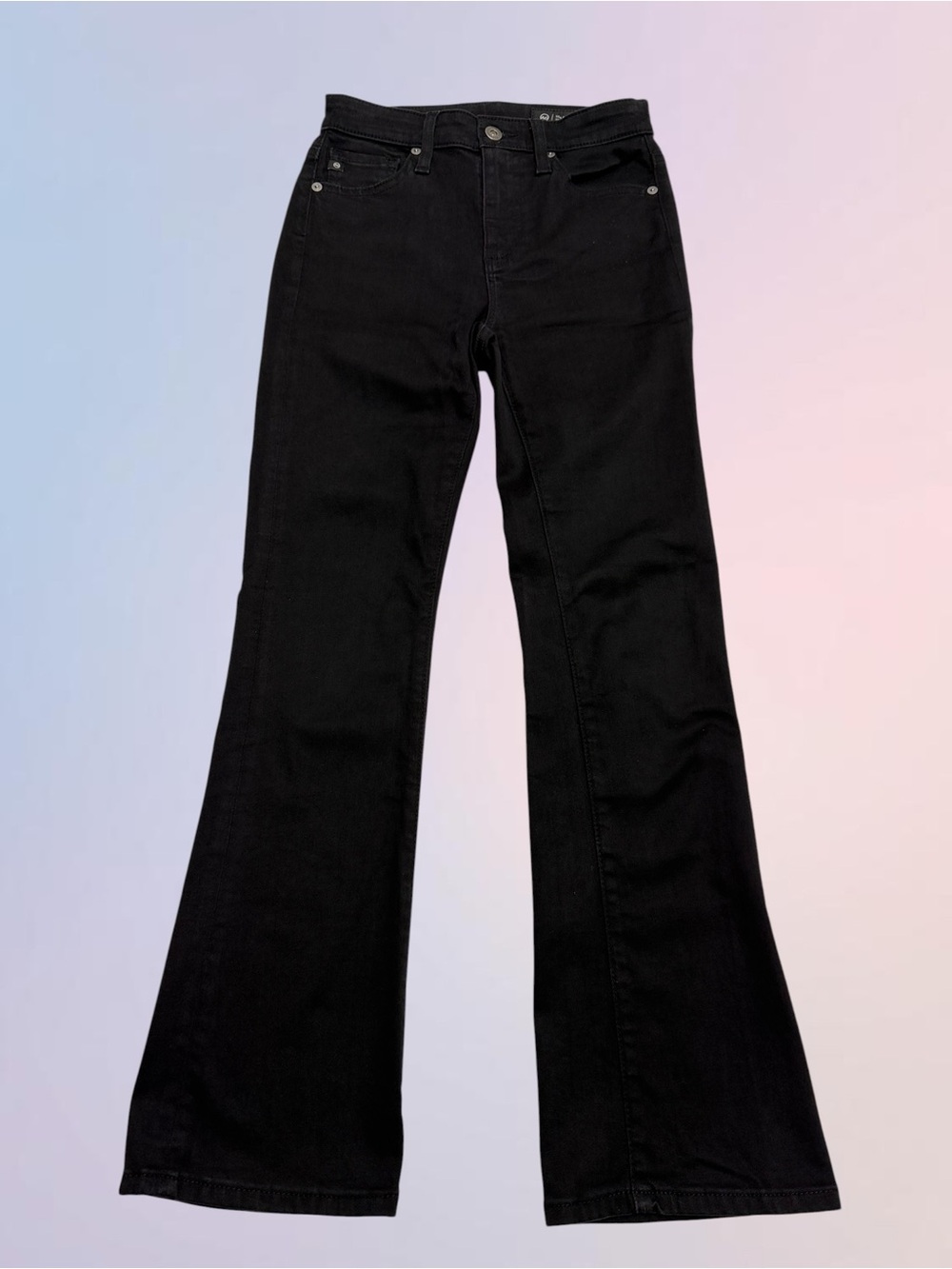 AG Women’s 24 Black FARRAH BOOT CROP Jeans